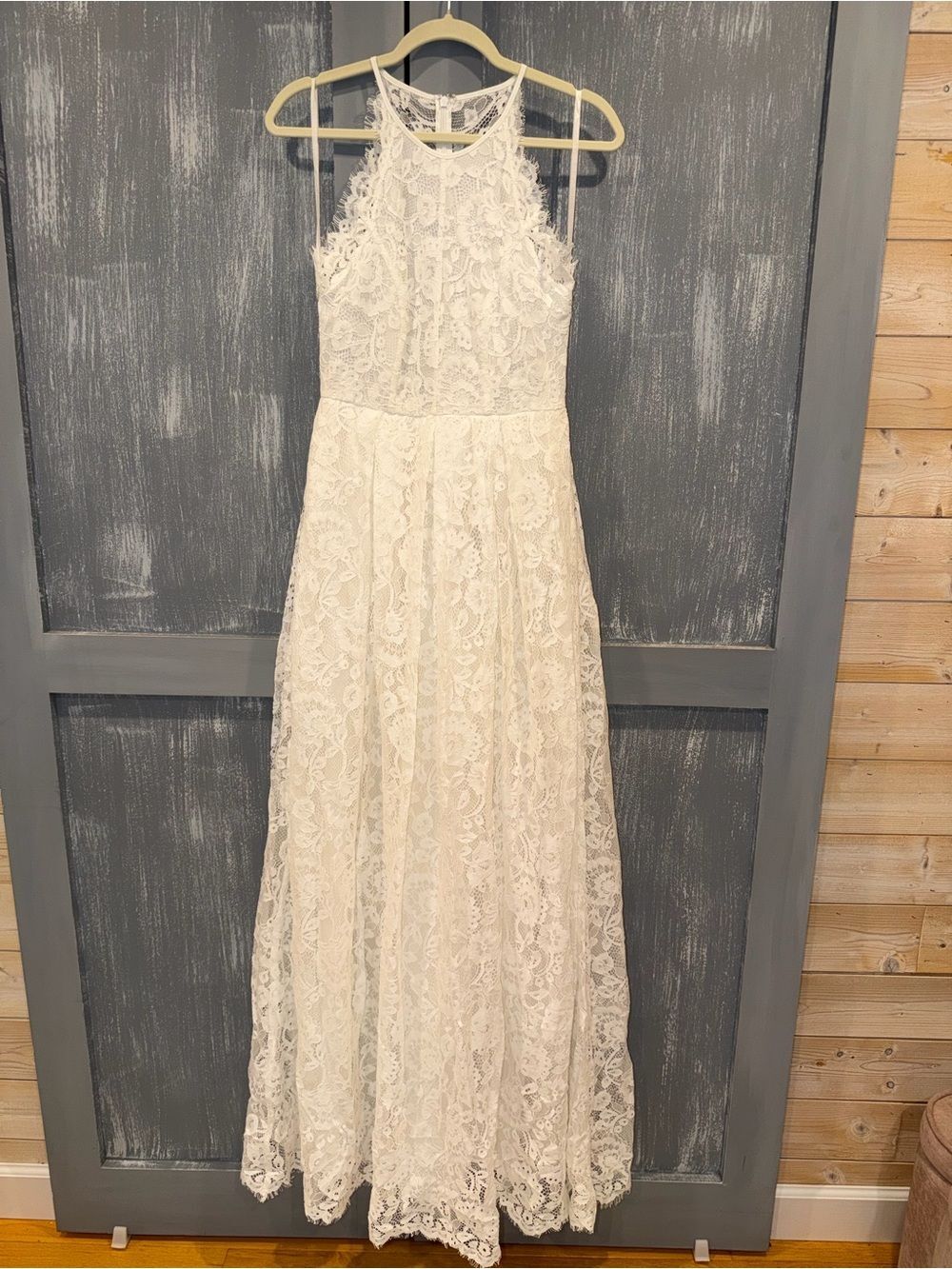 ASOS Edition White Lace Maxi Wedding Bridal Dress US 6 NWOT - Picture 3 of 8